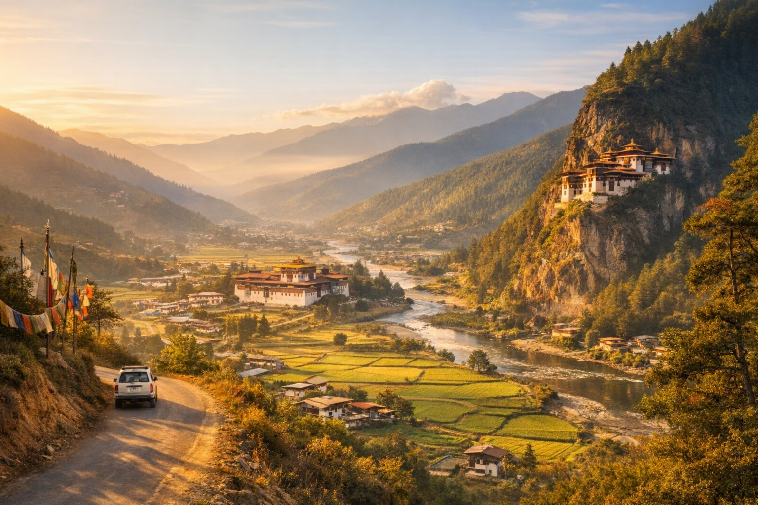 Guide ultime pour explorer la vallée de Paro au Bhoutan en 3 jours