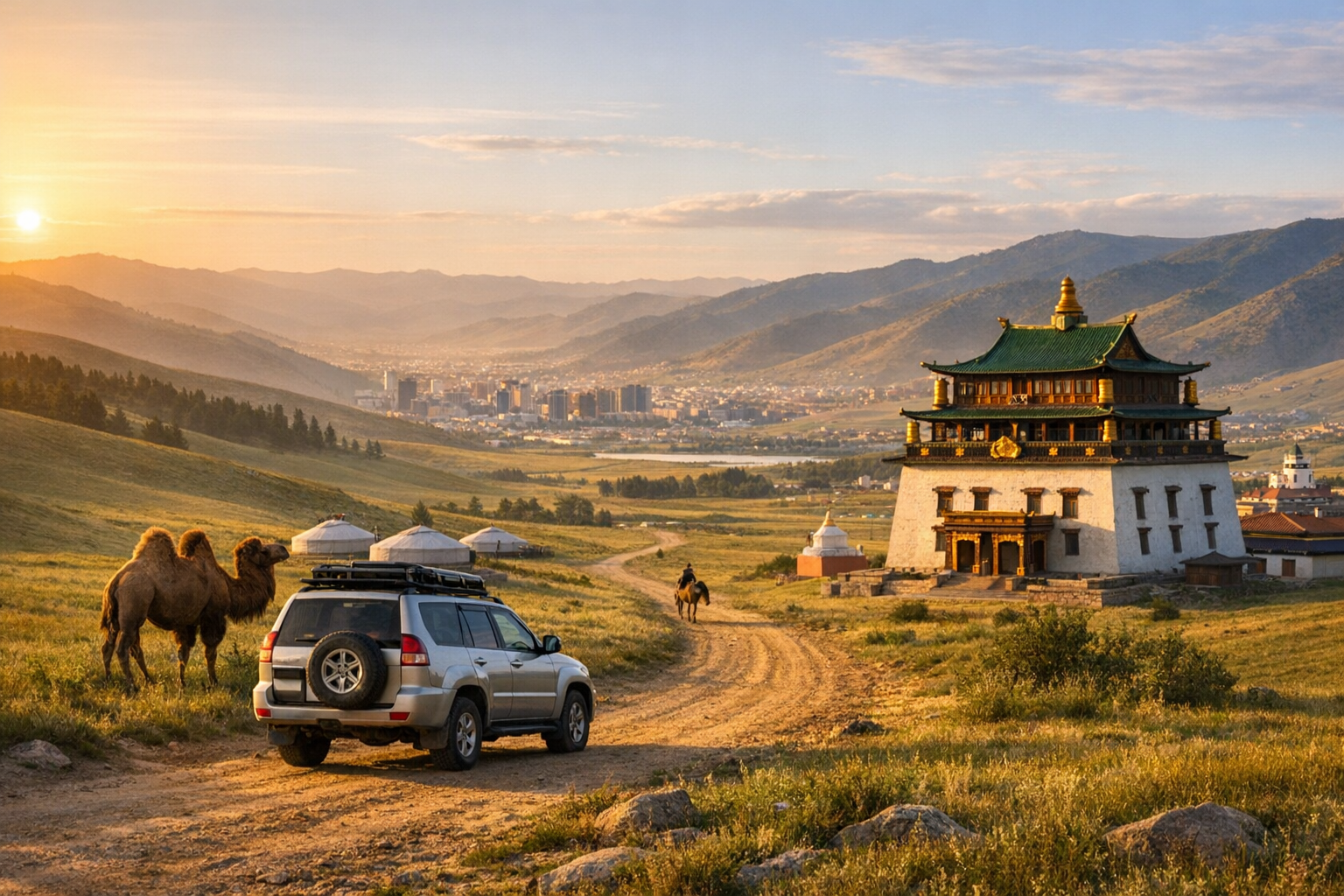 Voyager au cœur des steppes : itinéraire de 5 jours à Oulan-Bator et ses alentours