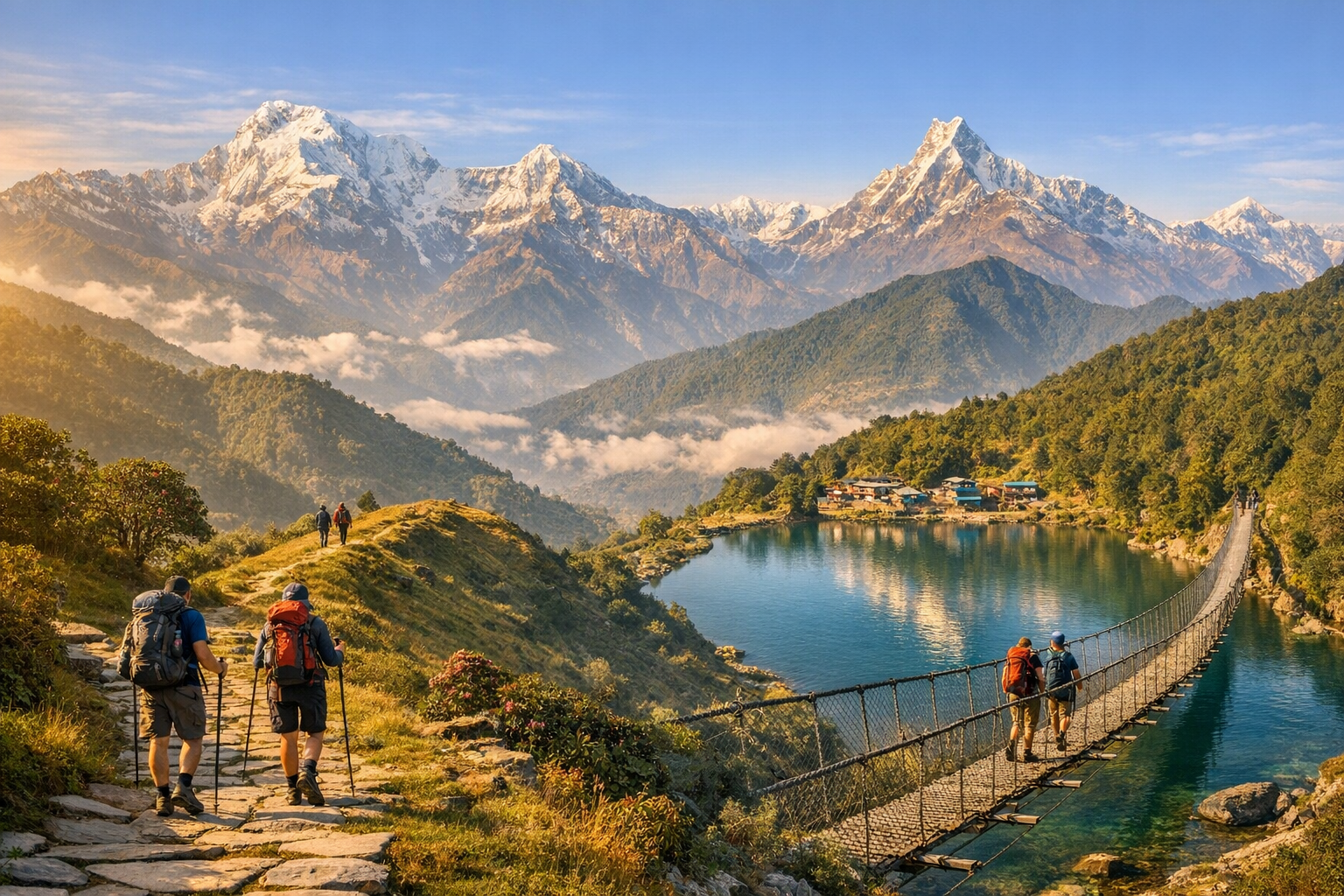 Les plus beaux treks autour de Pokhara : une aventure inoubliable au Népal