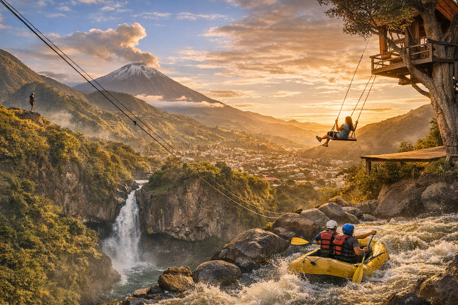 Bons plans et activités à Baños, la capitale de l’aventure en Équateur