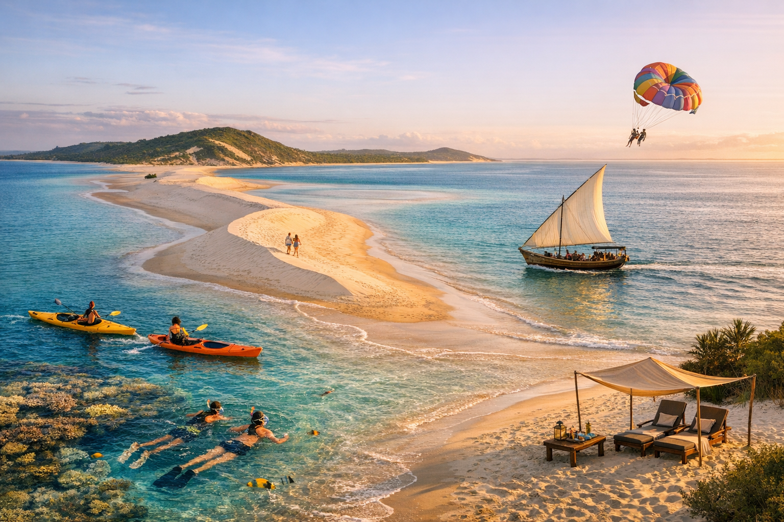 Les meilleures activités à faire sur l'île de Bazaruto au Mozambique