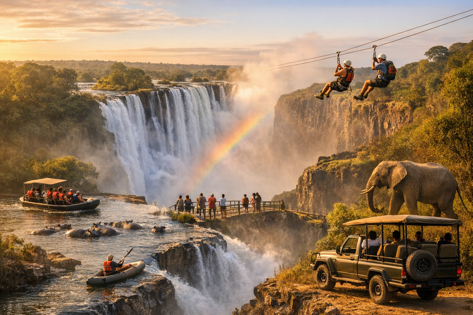 Que faire à Livingstone : Guide des activités incontournables près des chutes Victoria