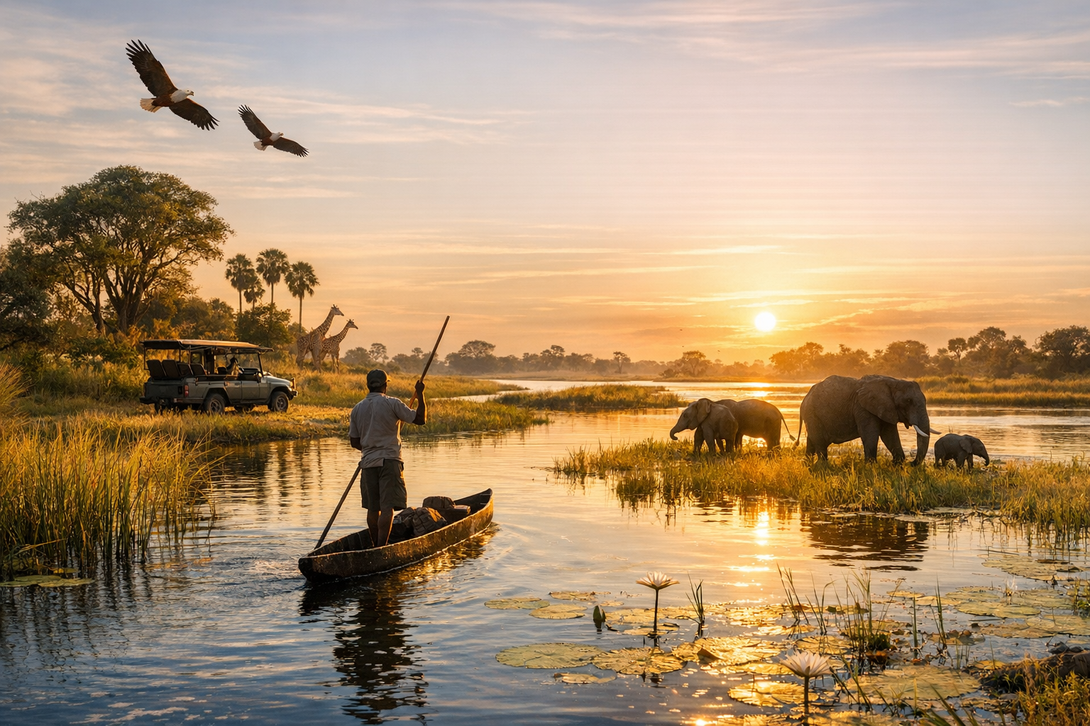 Aventurez-vous dans le Delta de l'Okavango : Guide complet pour une expérience inoubliable